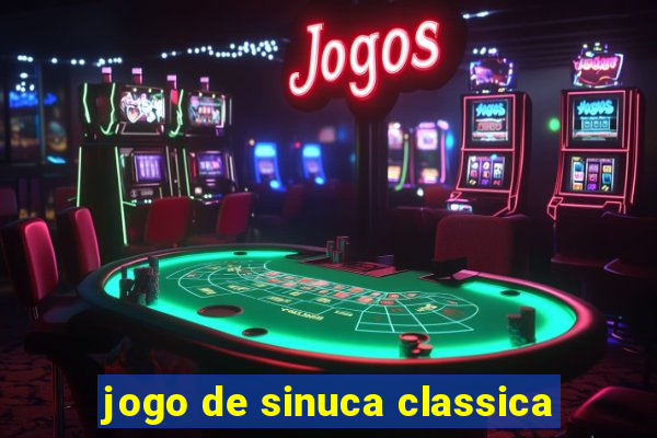 jogo de sinuca classica